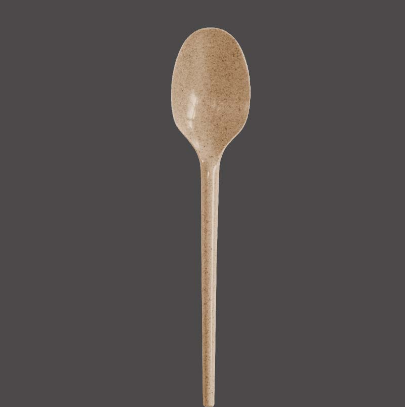 Lastic Canada - biodegradable and eco-friendly utensils - take out spoon made from bamboo fiber