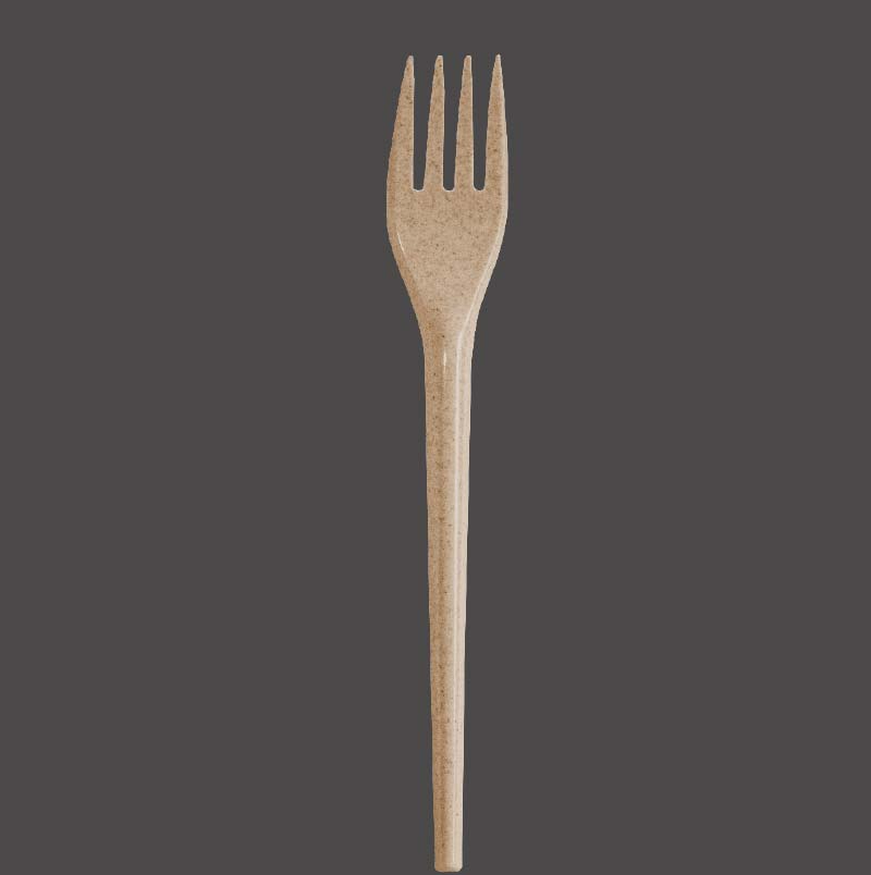 Lastic Canada - biodegradable and eco-friendly utensils - take out fork made from bamboo fiber