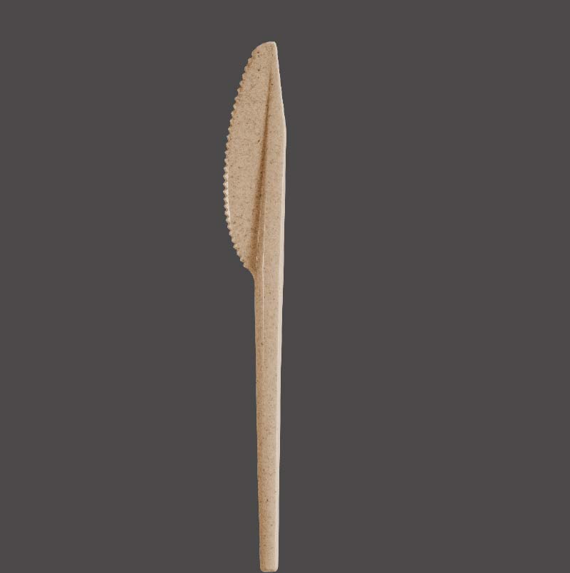 Lastic Canada - biodegradable and eco-friendly utensils - take out knife made from bamboo fiber