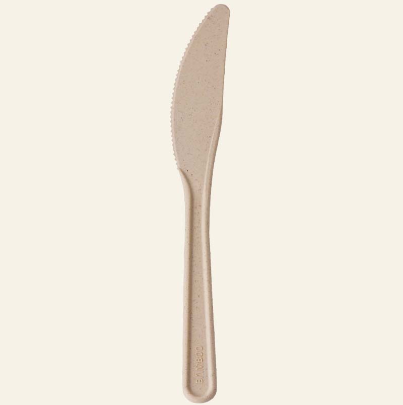 Lastic Canada - biodegradable and eco-friendly utensils - knife made from bamboo fiber