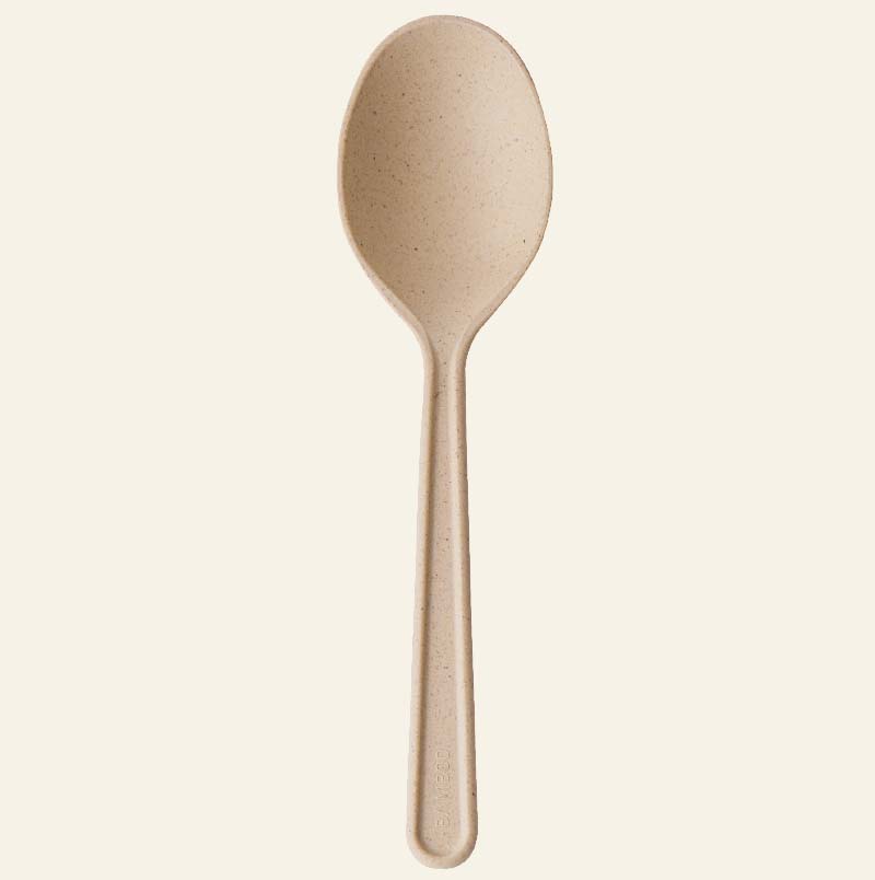 Lastic Canada - biodegradable and eco-friendly utensils - spoon made from bamboo fiber
